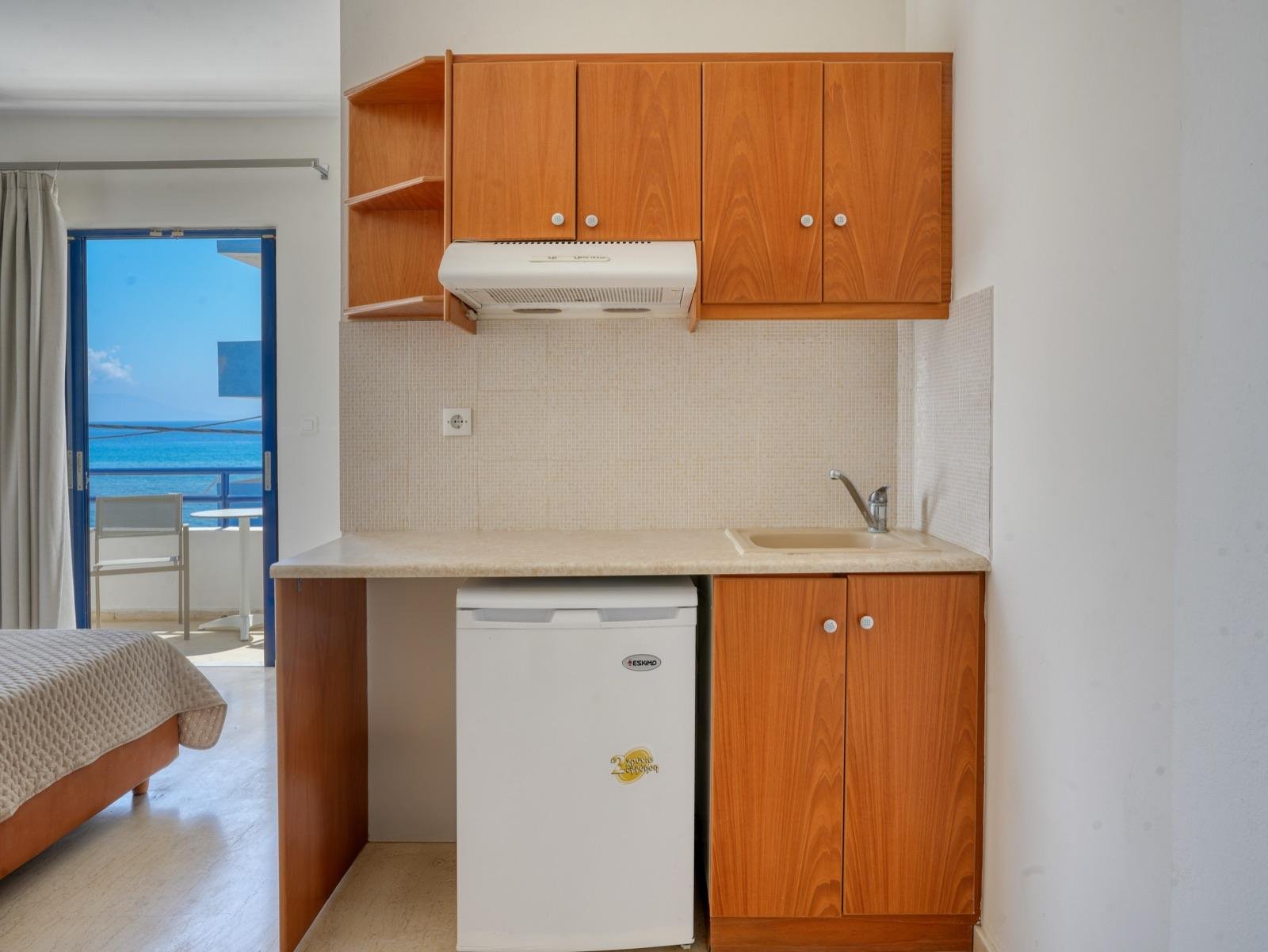 Studio with Sea View (For 2 Adults) at Philippos Studios & Apartments